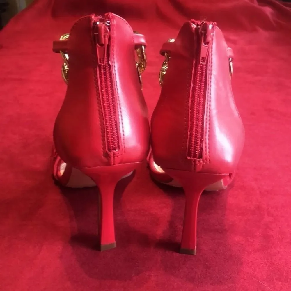 NEW Shoe Dazzle sandals chain detail size 9 - Picture 5 of 8